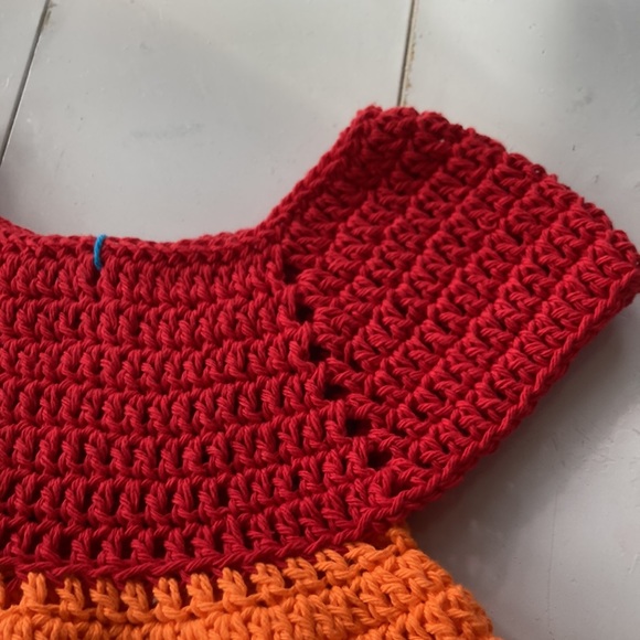 Colorful Striped Dress with Butterfly - Picture 4 of 4